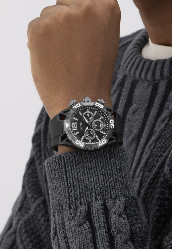 Guess PERIMETER - Chronograph watch - black