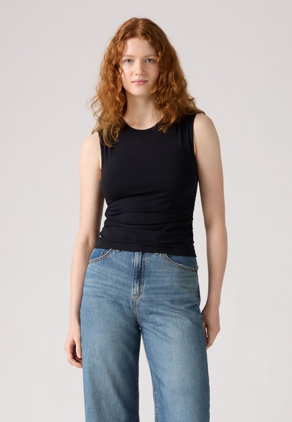 Levi's® CRYSTAL RUCHED - Top - anthracite night