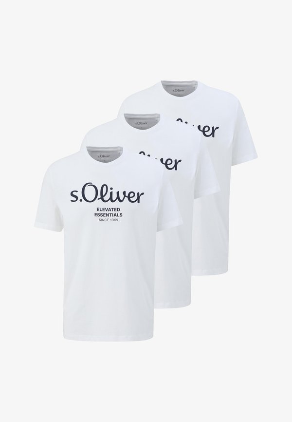s.Oliver Print T-shirt - weiß