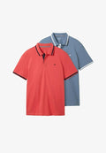 TOM TAILOR 2-PACK - Polo shirt - soft berry red