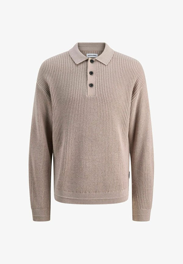 Jack & Jones Knitted Plain Knitted - Long sleeved top - atmosphere