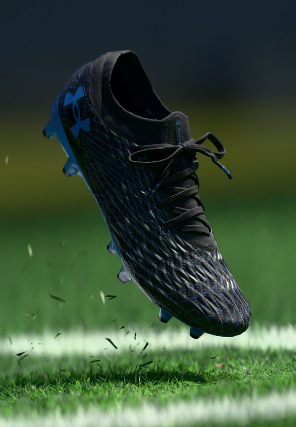 Under Armour MAGNETICO PRO 5 FG - Firm-ground football boots - black/titan gray/blue atlantis