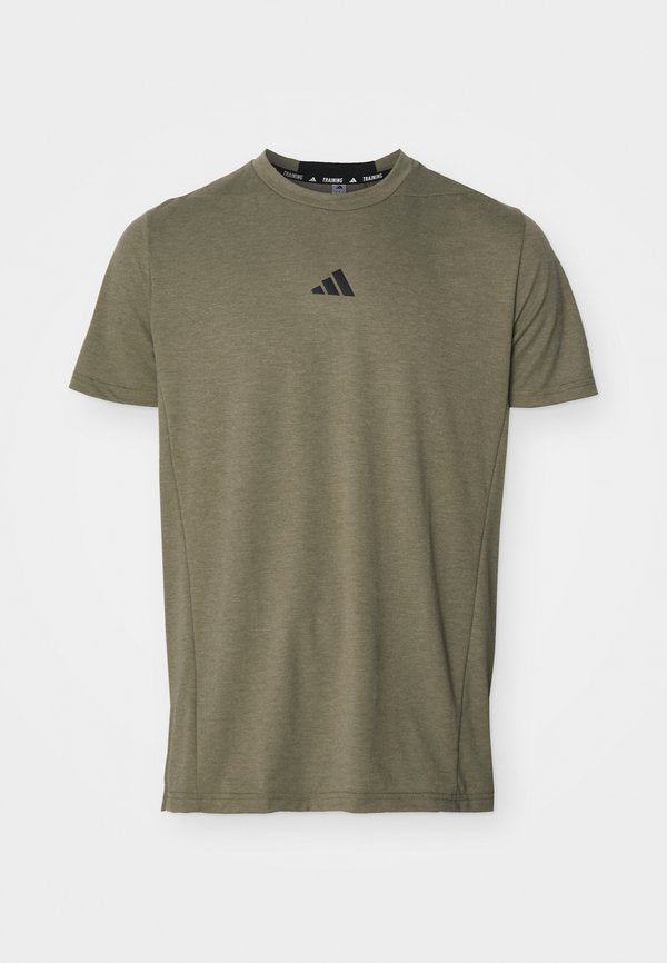 adidas Performance D4T WORKOUT - Sports T-shirt - olive strata