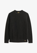 Superdry & Co TEXTURED CREW - Jumper - raven black heather