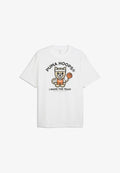 Puma JUNIOR VARSITY RELAXED T-SHIRT - Print T-shirt - white