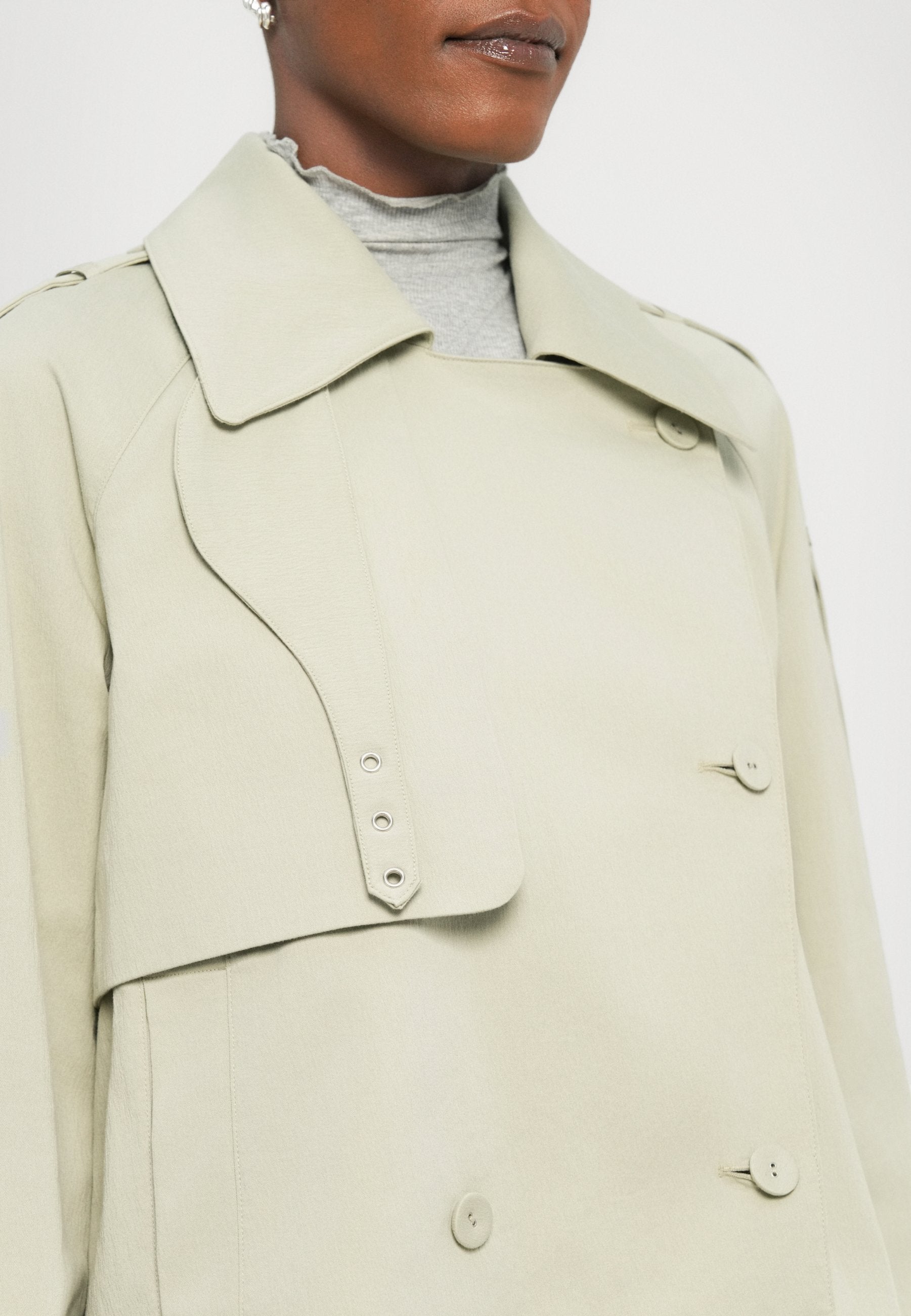 Proenza Schouler White Label YASMIN CROPPED TRENCH