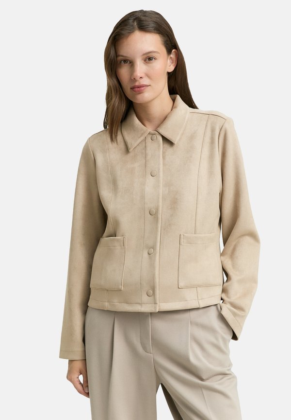 TOM TAILOR Summer jacket - soft taupe grey