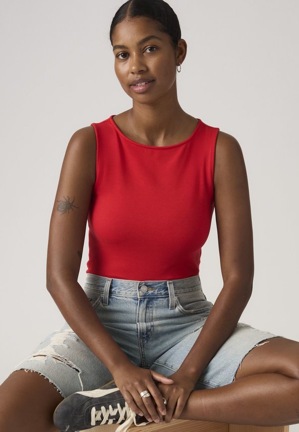 Levi's® BLAIR BOATNECK - Top - urban red