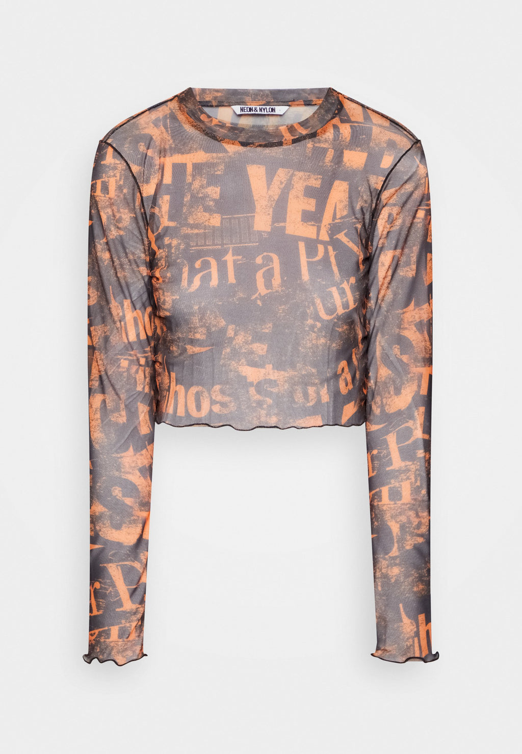 Neon & Nylon TATTOO CROPPED