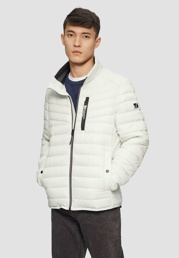 s.Oliver STEPP MIT SPORTIVEN KONTRASTDETAILS - Light jacket - hellgrau