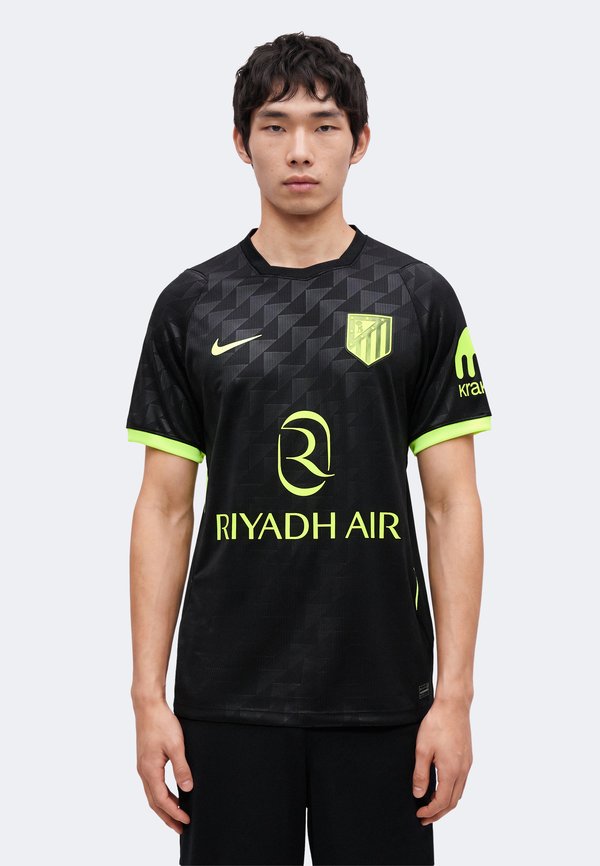 Nike Performance ATLETICO MADRID 2026 STADIUM HOME MENS - Club wear - black/volt