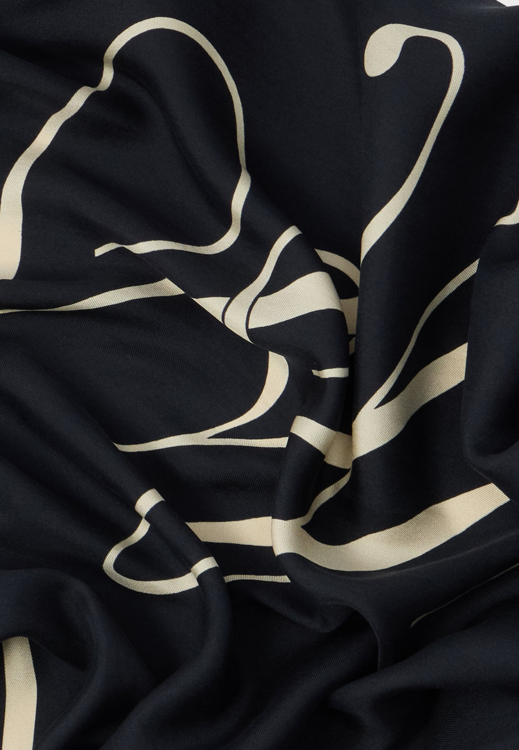 PURE SILK LOGO SCARF Media 2