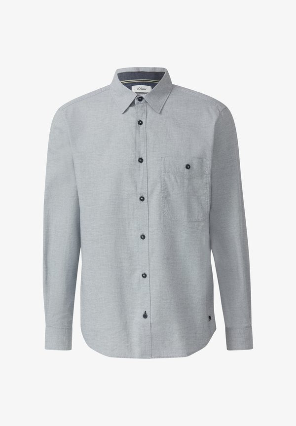 s.Oliver HEMD - Shirt - tiefblau