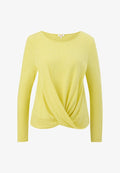 s.Oliver MIT WICKELDETAIL - Jumper - gelb