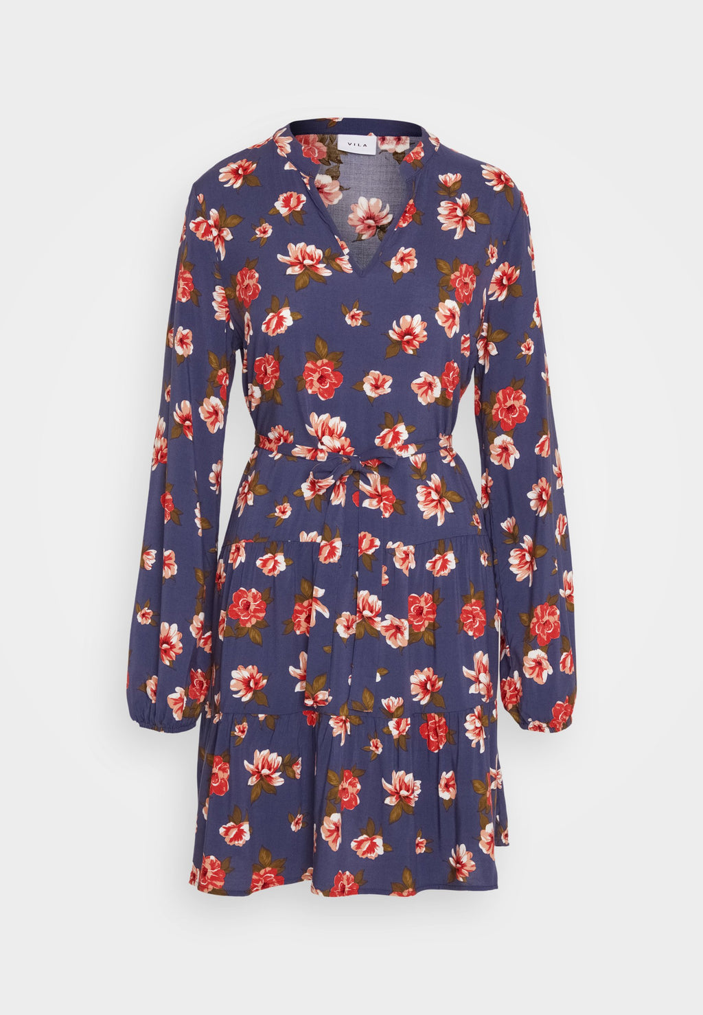 VILA VIRIKKI V NECK SHORT DRESS