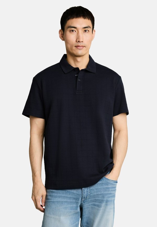 TOM TAILOR POLOSHIRT AUS JACQUARD - Polo shirt - sky captain blue