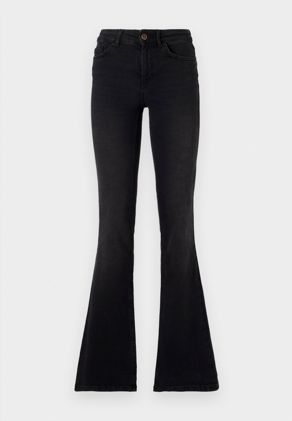 ONLY Flared fit ONLBLUSH Mid waist - Flared Jeans - washed black