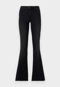 ONLY Flared fit ONLBLUSH Mid waist - Flared Jeans - washed black