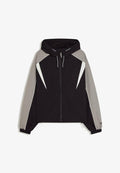 Bershka COLOR BLOCK TECHNIC - JACKET - Summer jacket - black