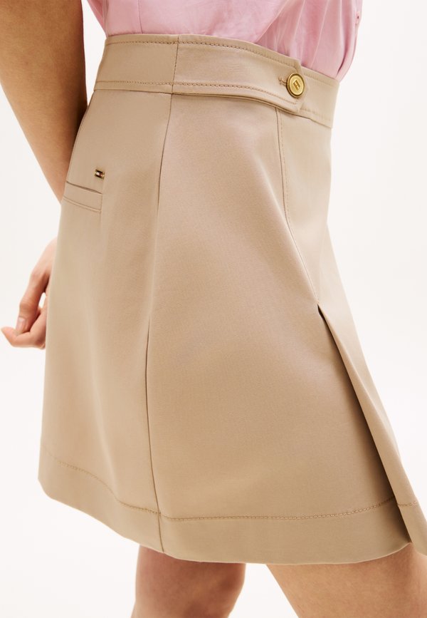 Tommy Hilfiger PLEATED TWILL MINI SKIRT