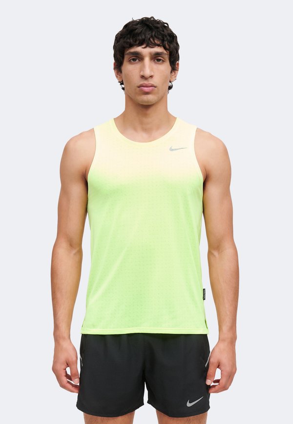 Nike Performance BREATHE MILER TANK - Top - volt ice