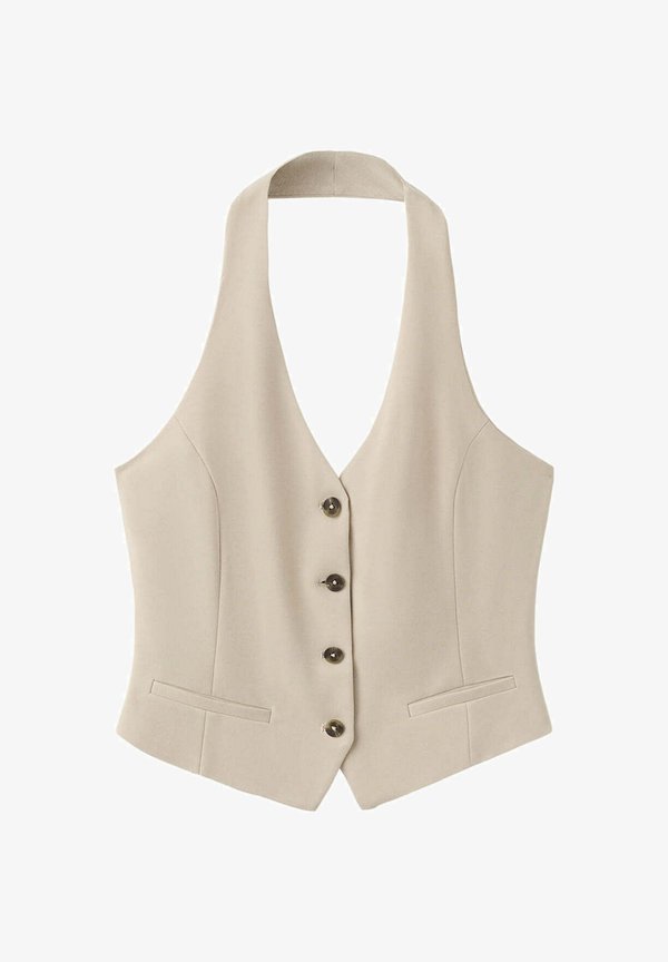 Mango ADULT - Waistcoat - sand