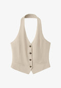 Mango ADULT - Waistcoat - sand