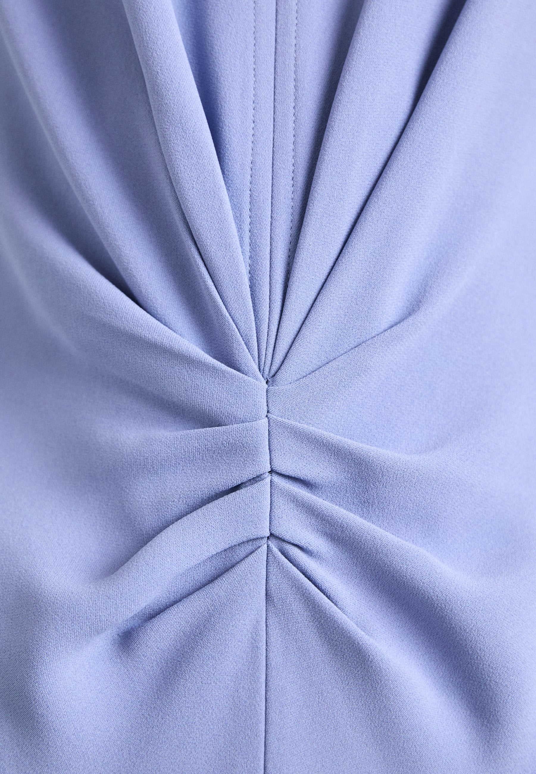 Victoria Beckham SLEEVELESS GATHERED WAIST DRESS