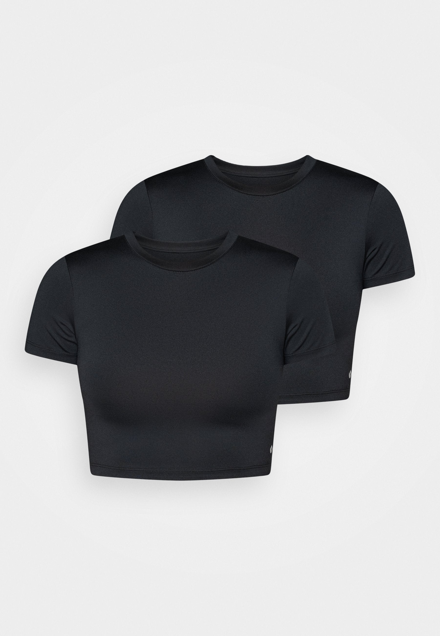 Even&Odd active 2 PACK ESSENTIAL CROPPED T-SHIRT