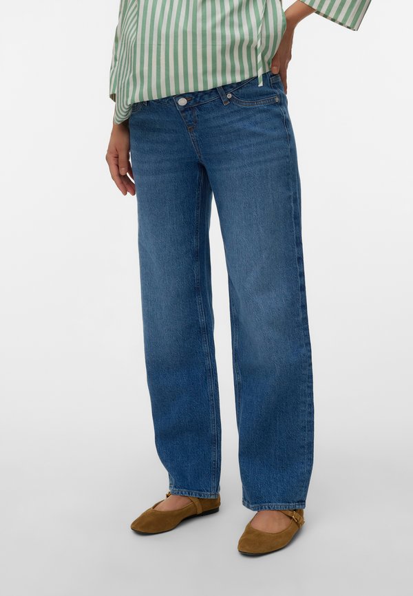 Vero Moda Maternity Wide-leg maternity Wide Leg Fit - Wide Leg - medium blue denim