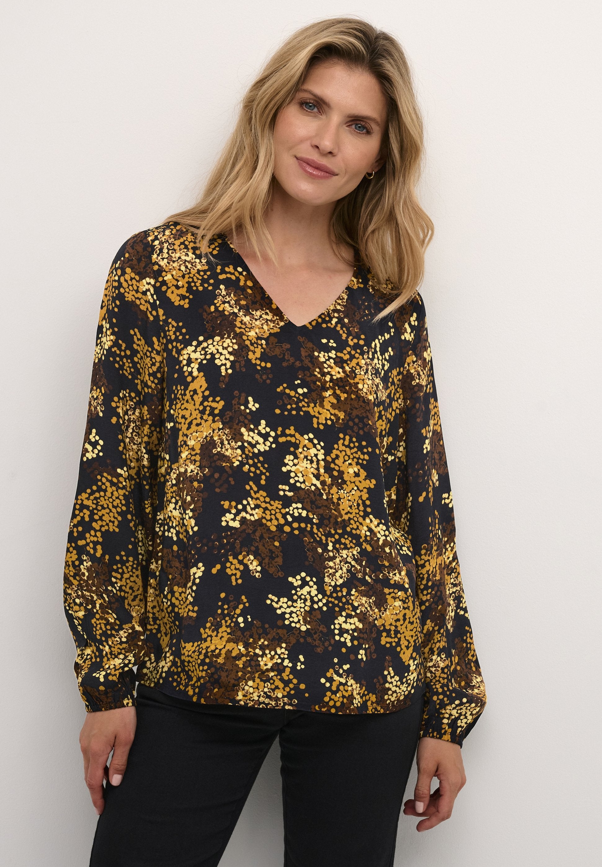 Kaffe BPLIANA V-NECK LONG SLEEVES