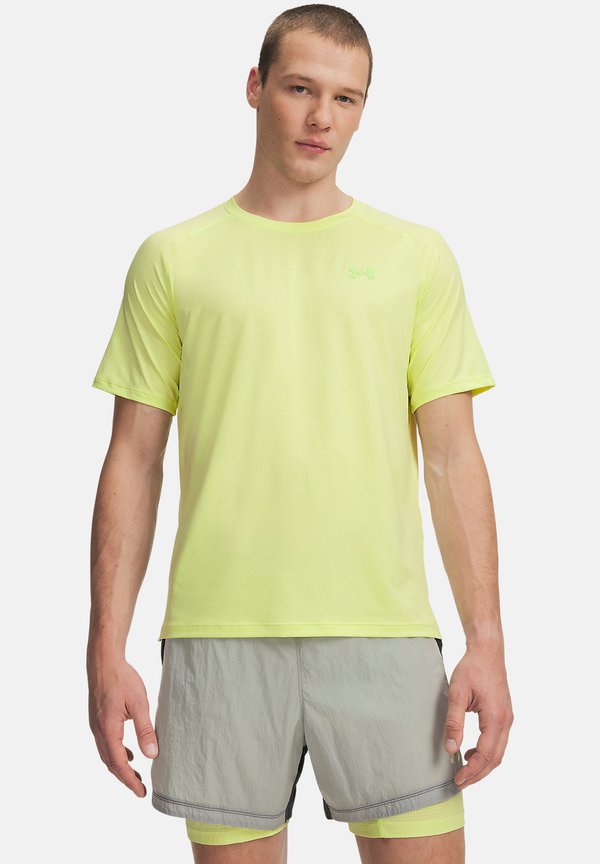 Under Armour EXPLOR TRAIL RUN GRAPHIC - Sports T-shirt - fadegreen