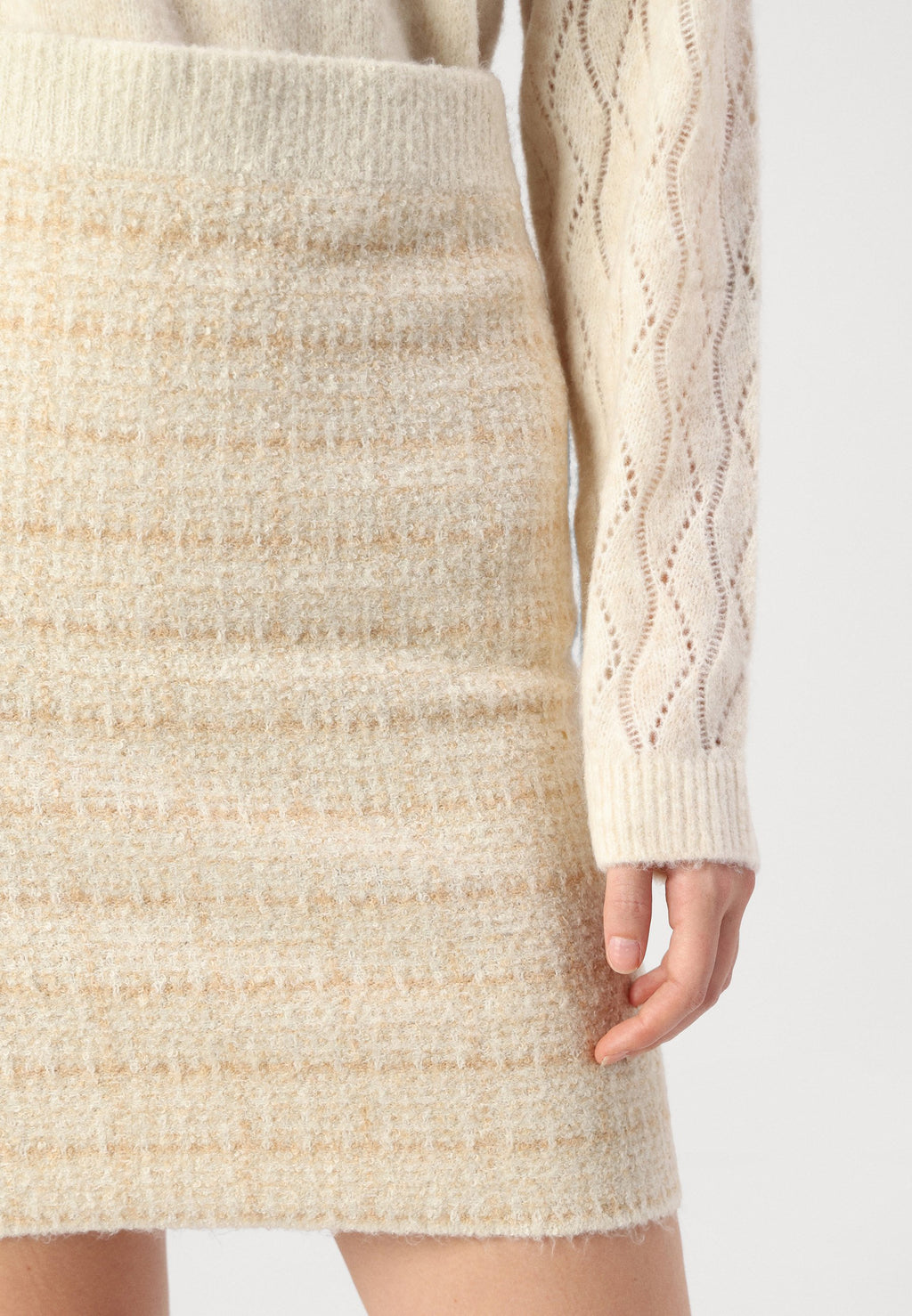 VILA VIAUDREY CHECK SKIRT