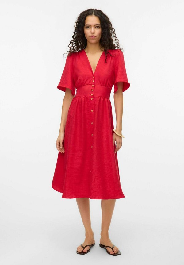 Vero Moda VERO MODA - Shirt dress - salsa