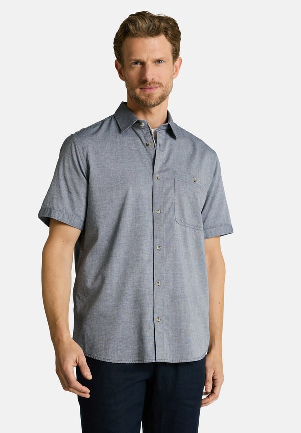 TOM TAILOR Shirt - navy blue horizontal structure