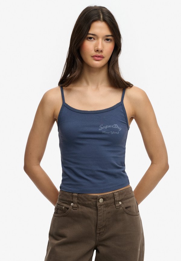 Superdry & Co ATHLETICS ESSENTIALS CAMI  - Top - classic navy