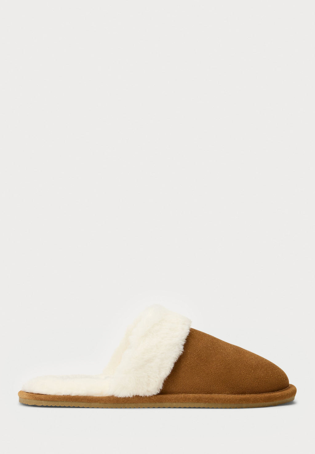 Polo Ralph Lauren PONY SUEDE & FAUX-FUR SLIPPER