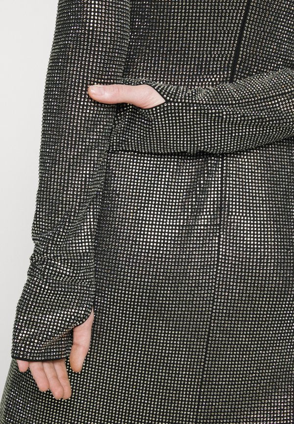 Christopher Kane THE MERCURY LONG SLEEVE HOTFIX DRESS
