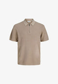 Jack & Jones Knitted Plus Size Knitted - Polo shirt - string