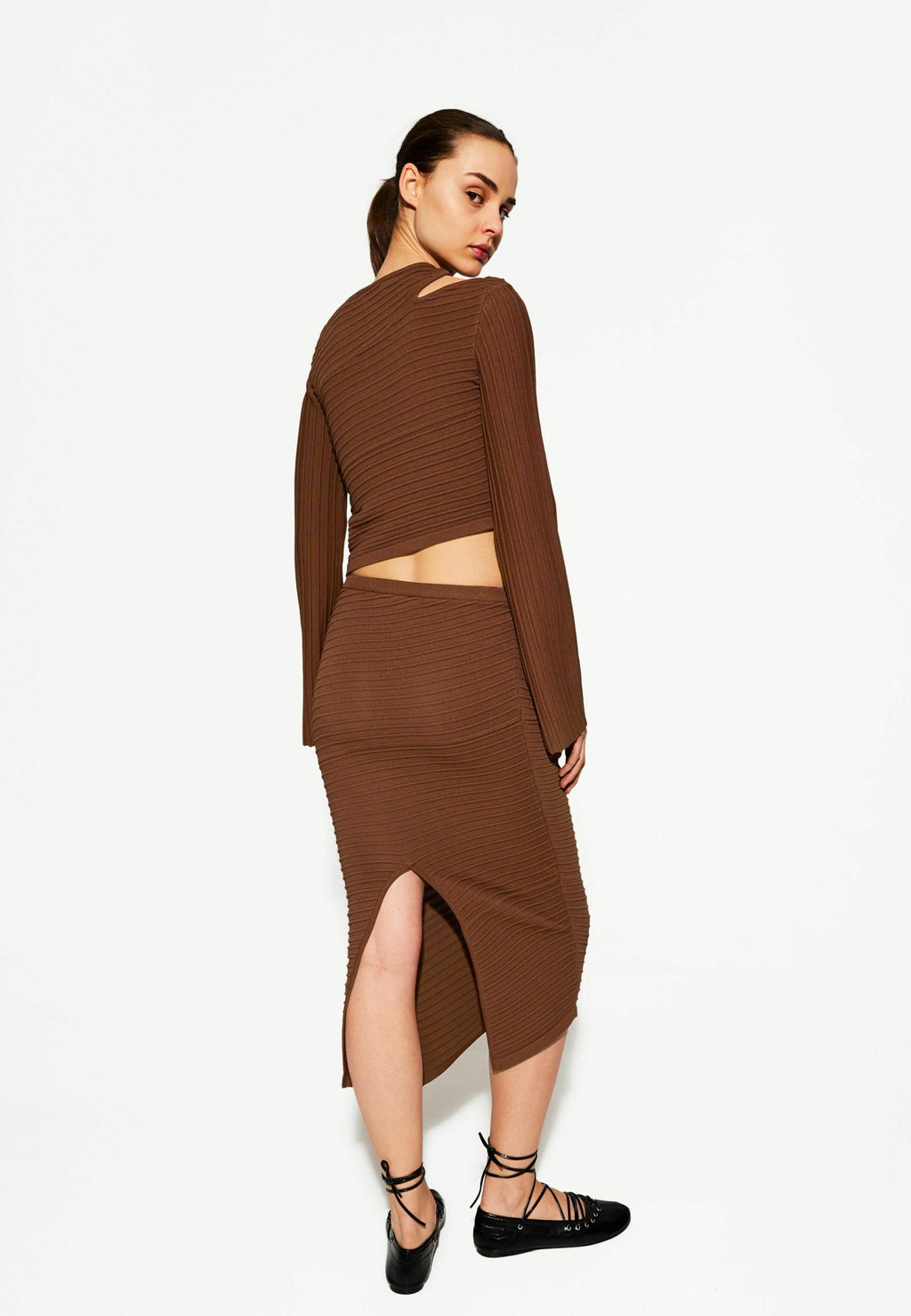 Bershka ASYMMETRIC- MIDI
