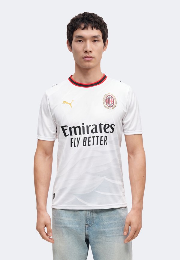 Puma AC MILAN AWAY REPLICA - Club wear - white/victory gold-coloured