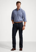 Polo Ralph Lauren Big & Tall CHECKED STRETCH POPLIN SHIRT