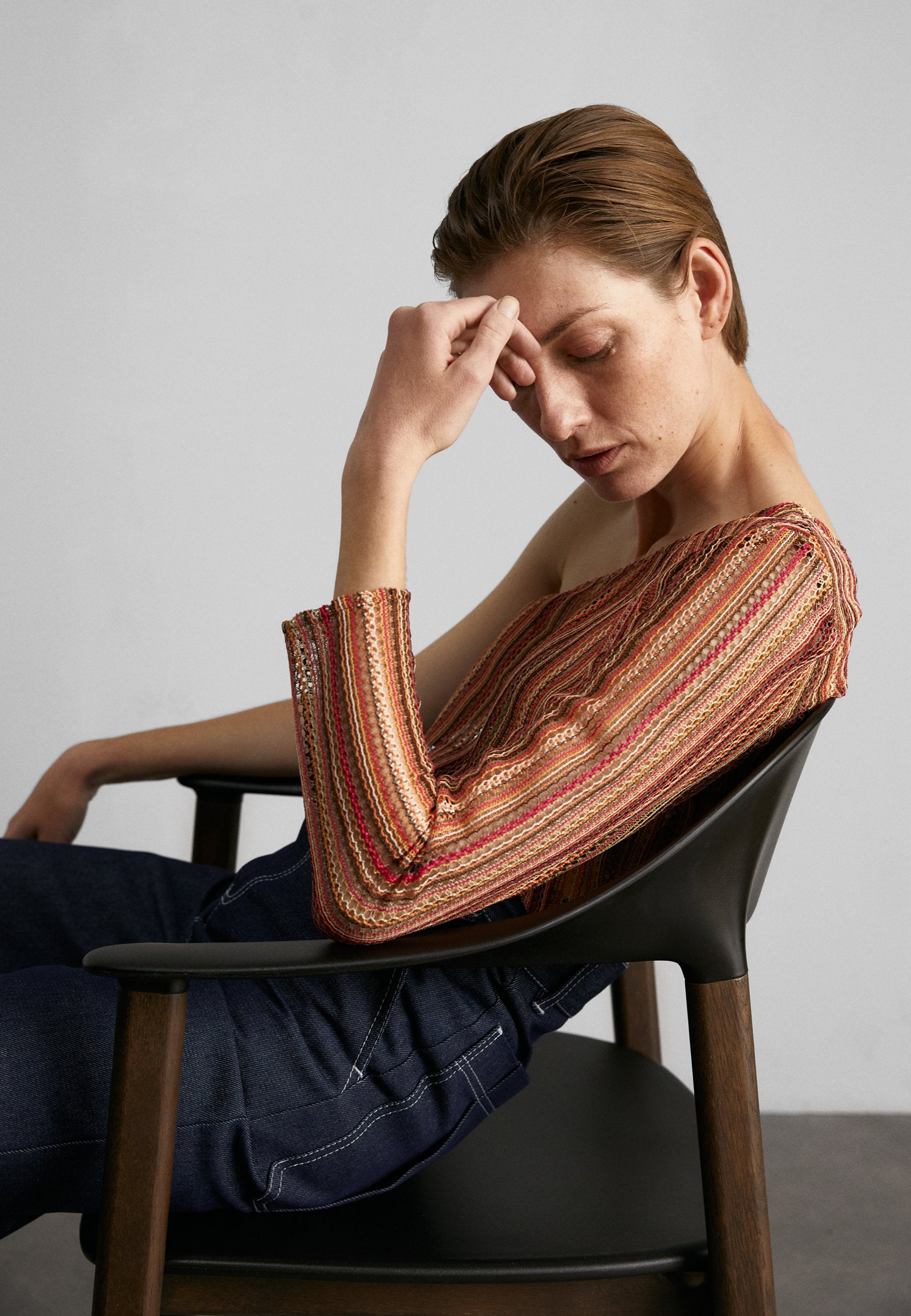 TOMMAZO ISIDOR ONE SHOULDER CROP