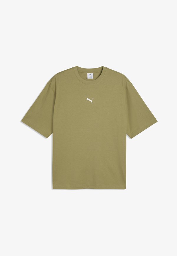 Puma RUN CULTURE COLLECTIVE BOXY GRAPHIC T-SHIRT - Print T-shirt - chai latte