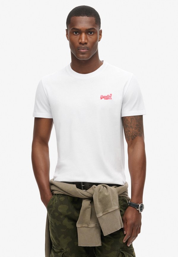 Superdry & Co VINTAGE LOGO  - Basic T-shirt - optic hazard orange