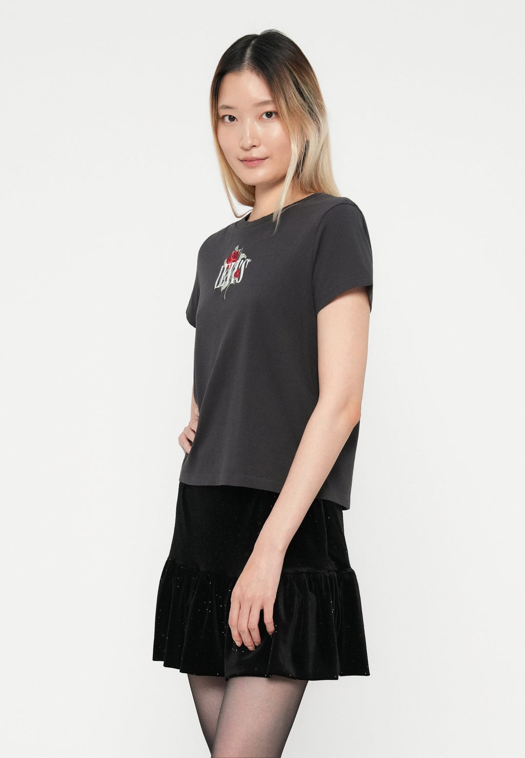 Noisy May NMCAINS SHORT STONE PEPLUM SKIRT
