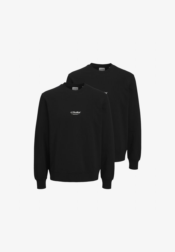 Jack & Jones 2 PACK - Sweatshirt - schwarz