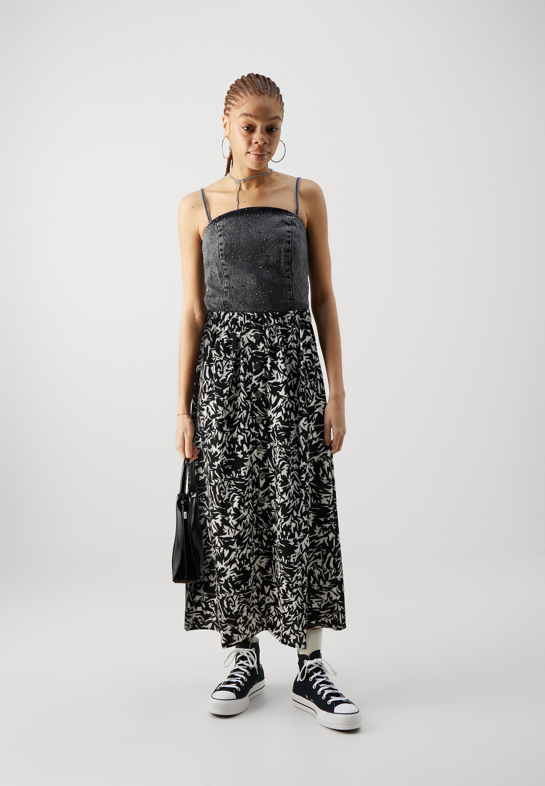 ONLY ONLNOVA LIFE LUX BUTTON SKIRT