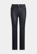 Lauren Ralph Lauren Petite COATED HIGH-RISE STRAIGHT ANKLE JEAN
