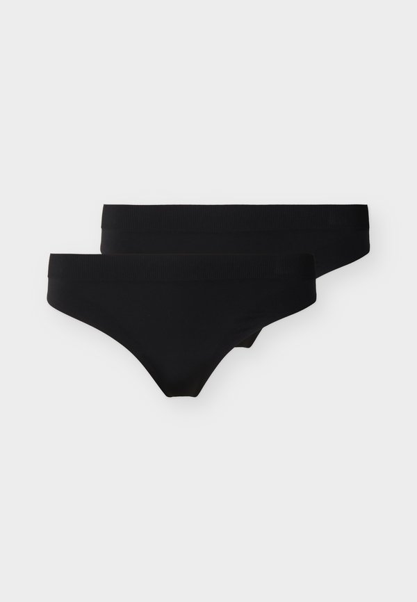Puma WOMEN SPORT STRING 2 PACK - Thong - black
